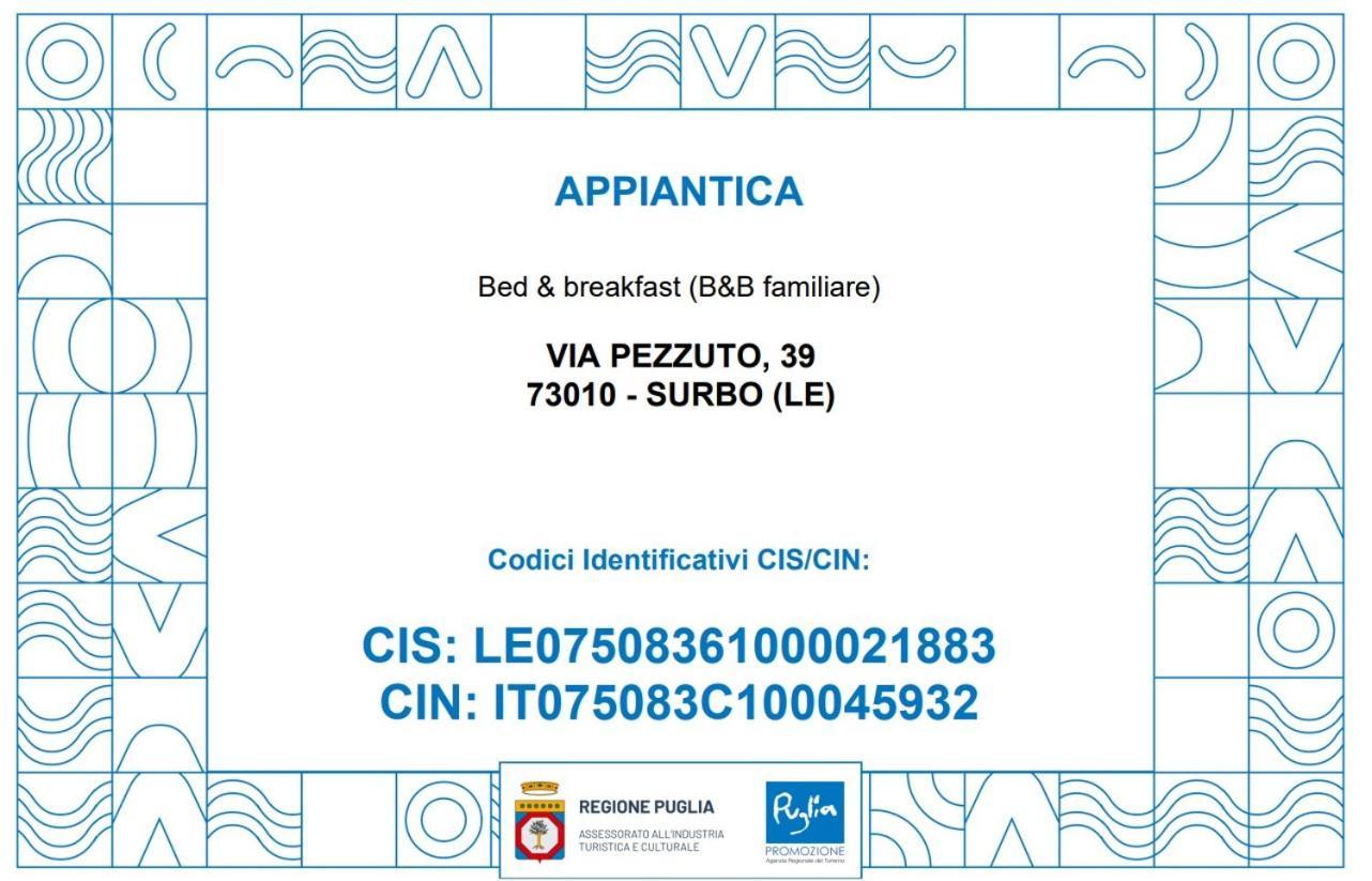 B&B Appia Antica 수르보 외부 사진
